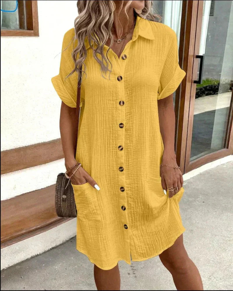 Effortless Comfort Polo Dress