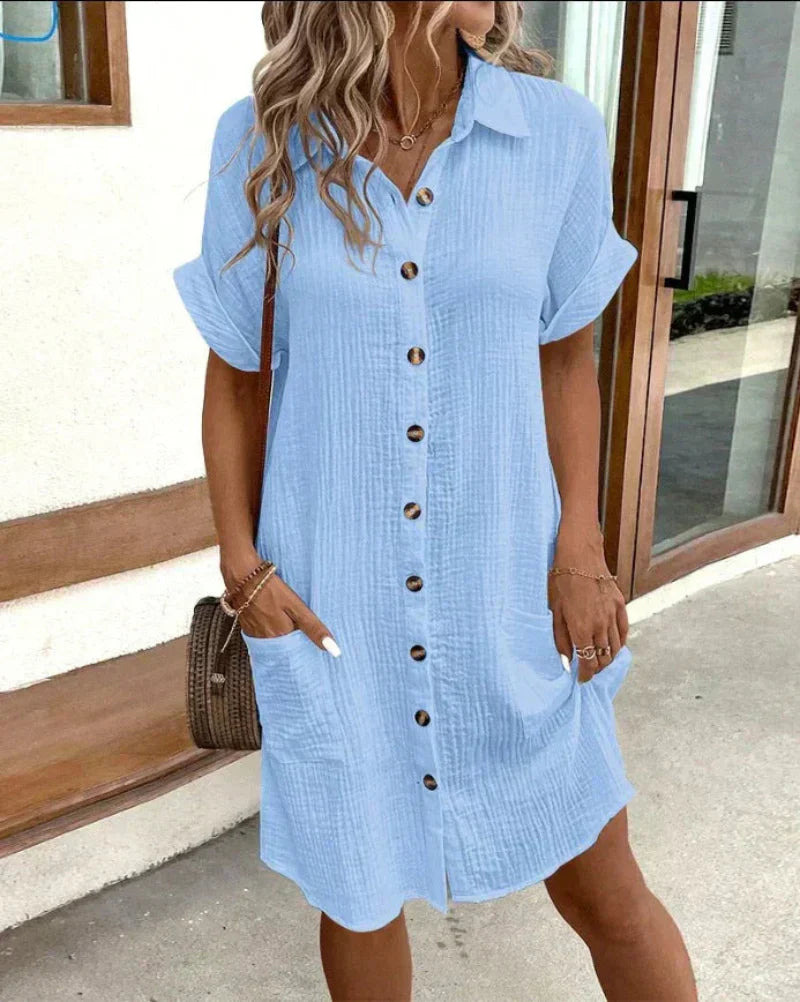 Effortless Comfort Polo Dress