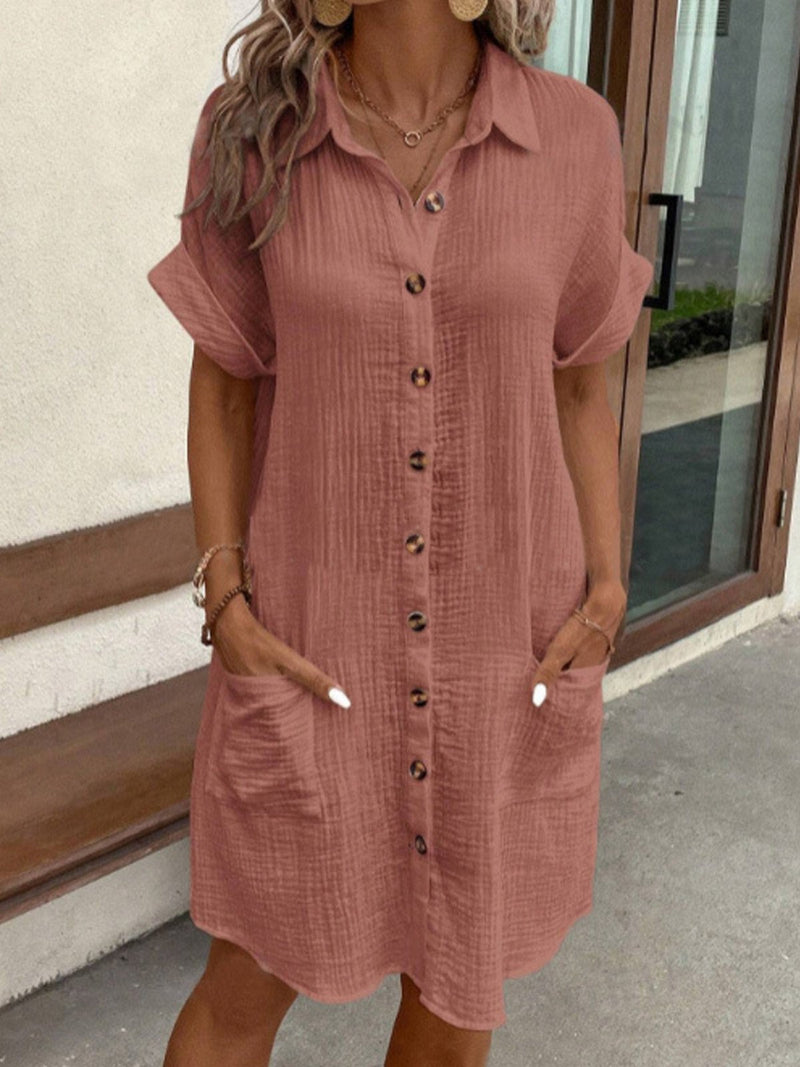 Effortless Comfort Polo Dress