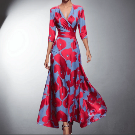 Effortless Floral Elegance Dress