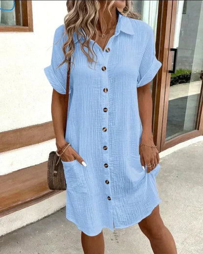 Effortless Comfort Polo Dress
