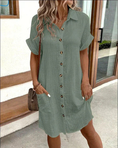 Effortless Comfort Polo Dress