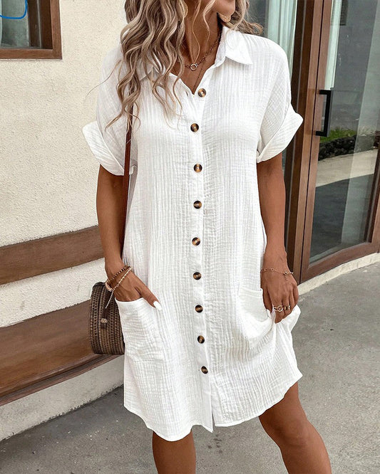 Effortless Comfort Polo Dress