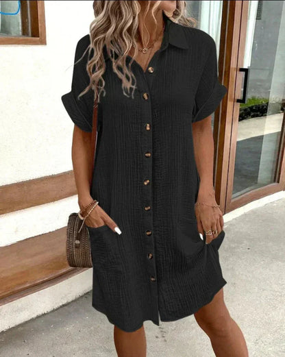 Effortless Comfort Polo Dress
